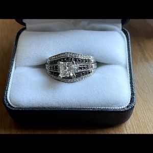 Diamond wedding set